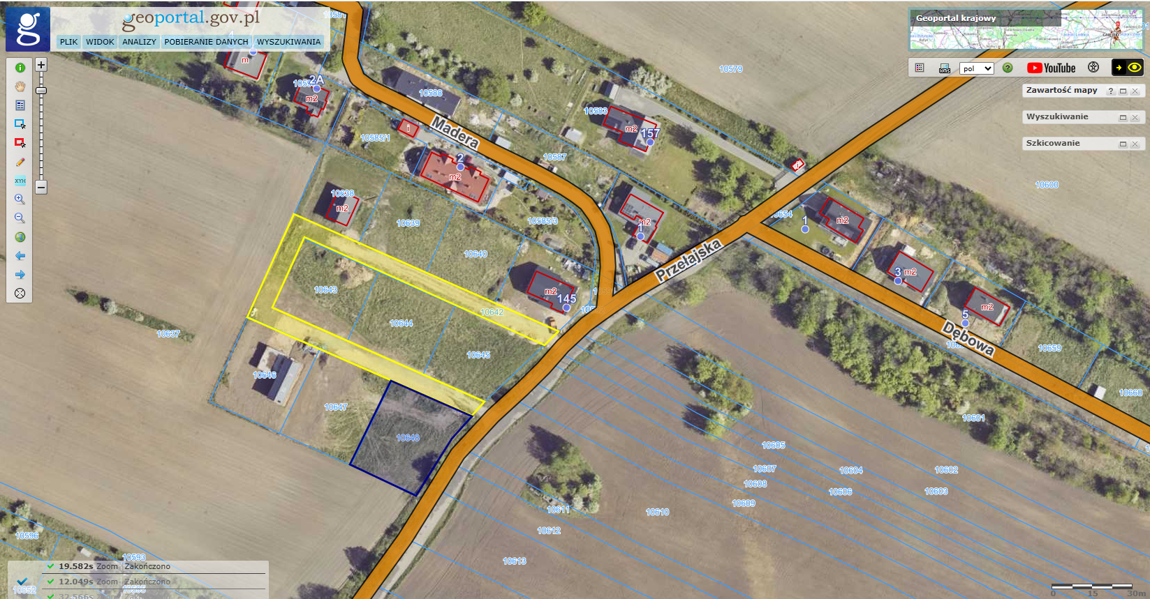 ULICA PRZEŁAJSKA/MADERA (dz. 10648)